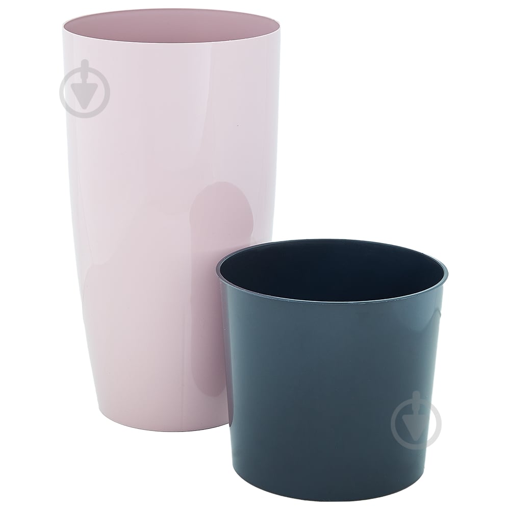 Горщик пластиковий Алеана Альфа d22х41,5 см круглий фрезія - фото 2 Горщик пластиковий Алеана Альфа d22х41,5 см круглий фрезія - фото 2