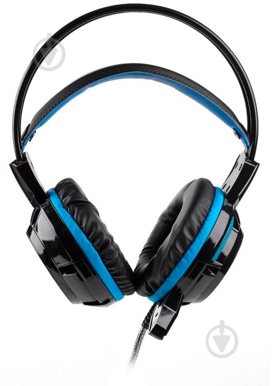 Наушники Vinga HSC060 black/blue HSC060BK - фото 3