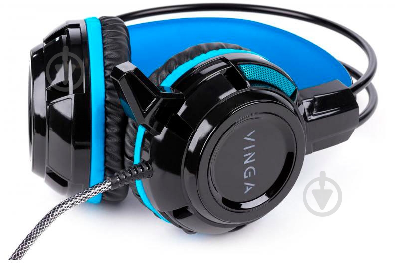 Наушники Vinga HSC060 black/blue HSC060BK - фото 5
