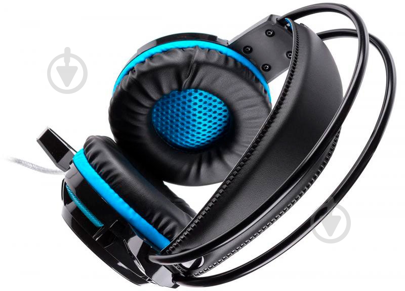 Наушники Vinga HSC060 black/blue HSC060BK - фото 7
