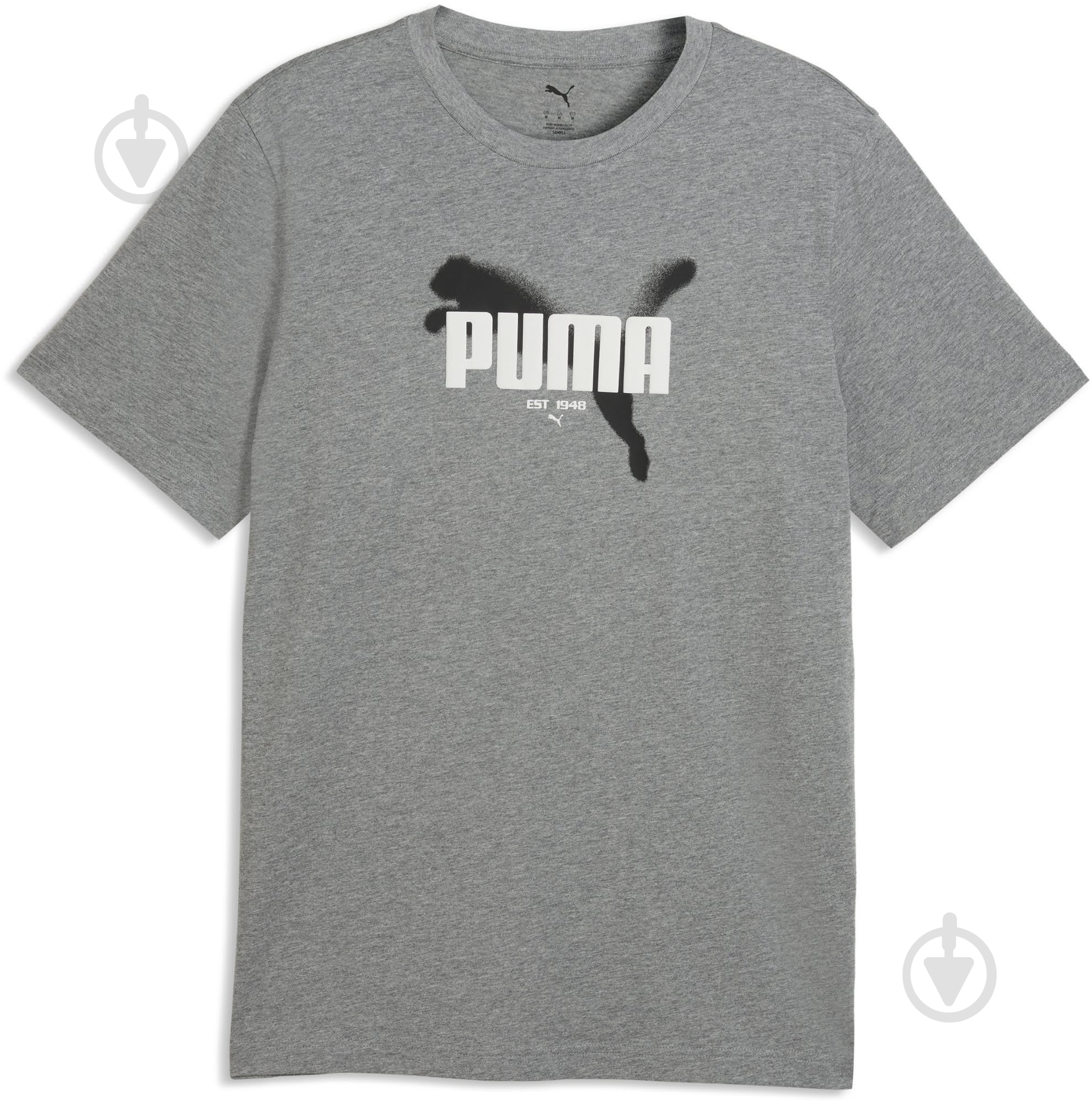 Футболка Puma GRAPHICS Puma Tee 69435553 р.L сірий - фото 1