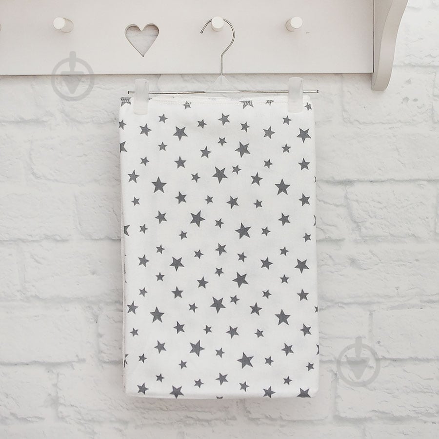 Пелюшка Blanka Зірочки 80х100 см молочний 14385 - фото 1 Пелюшка Blanka Зірочки 80х100 см молочний 14385 - фото 1