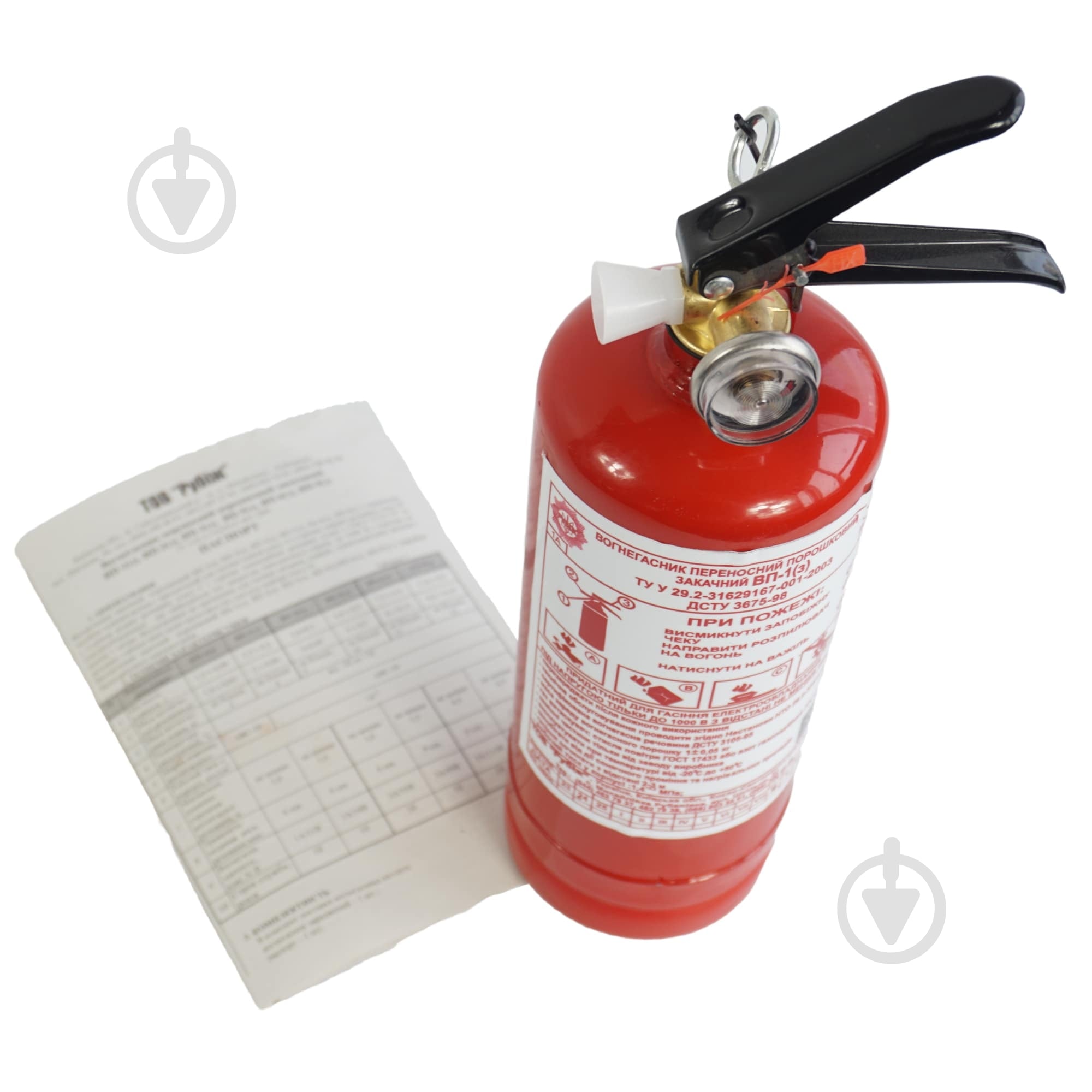 Вогнегасник порошковий Рубіж (ОП-1) 1 кг - фото 3