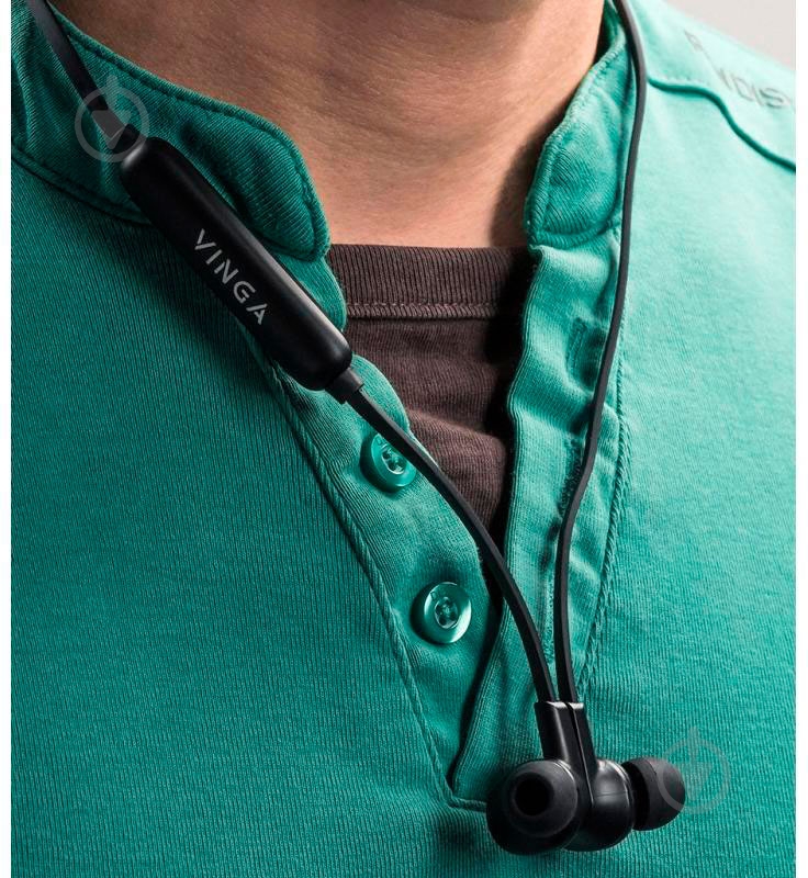 Bluetooth-гарнитура Vinga EBT040 black EBT040BK - фото 10