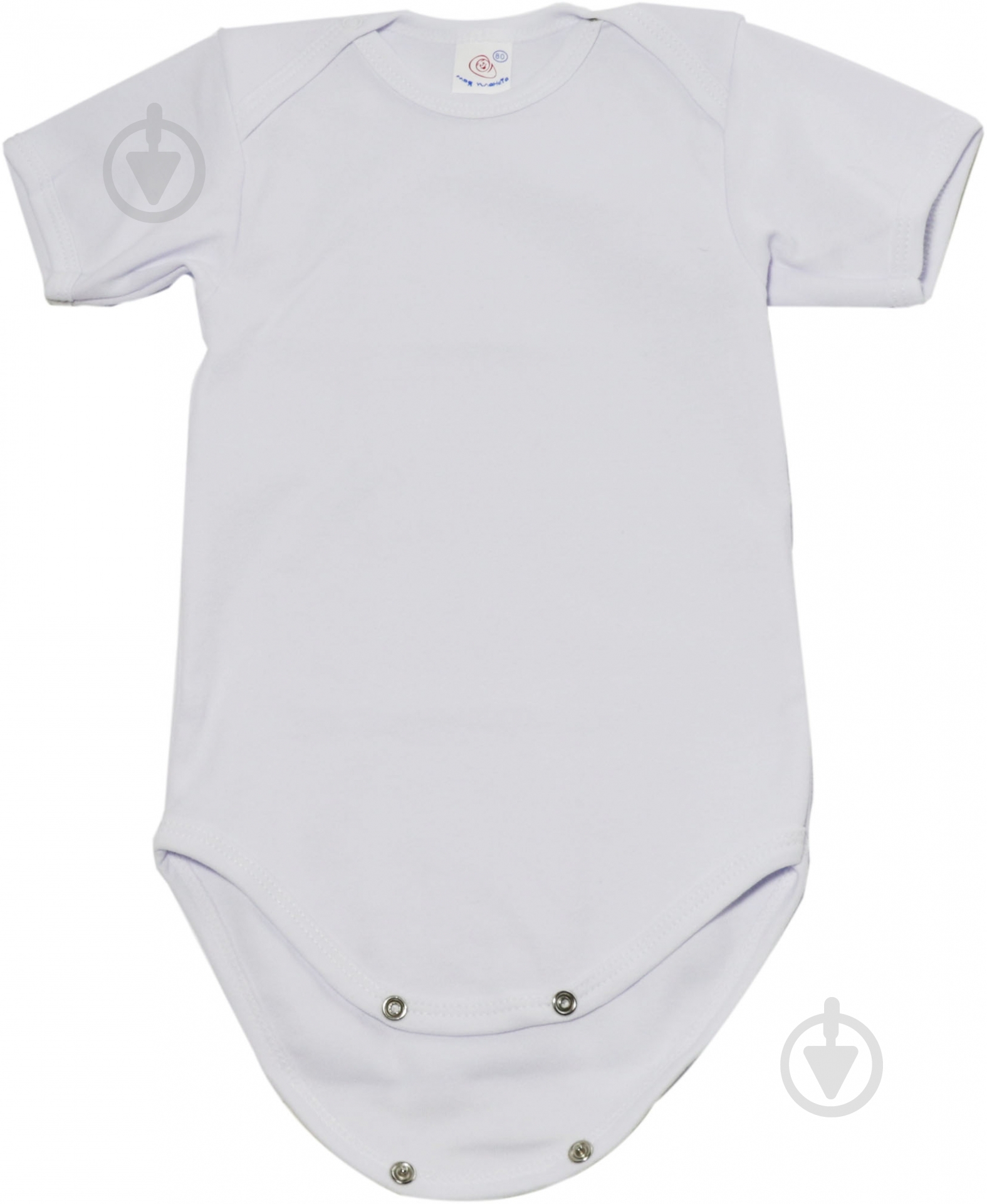 Боди детское унисекс Моя планета Б 2300 р.80 белый - фото 1