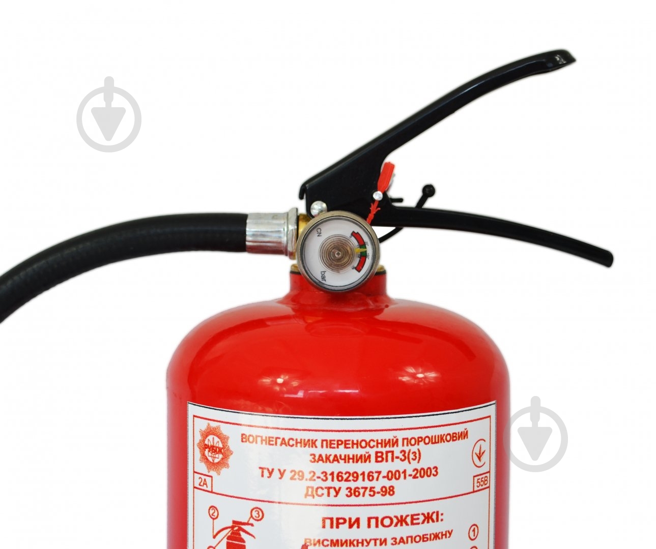 Вогнегасник порошковий Рубіж (ОП-3) 3 кг - фото 3