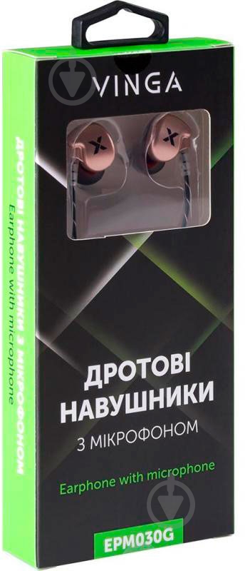 Наушники Vinga EPM030 gold EPM030G - фото 4 Наушники Vinga EPM030 gold EPM030G - фото 4