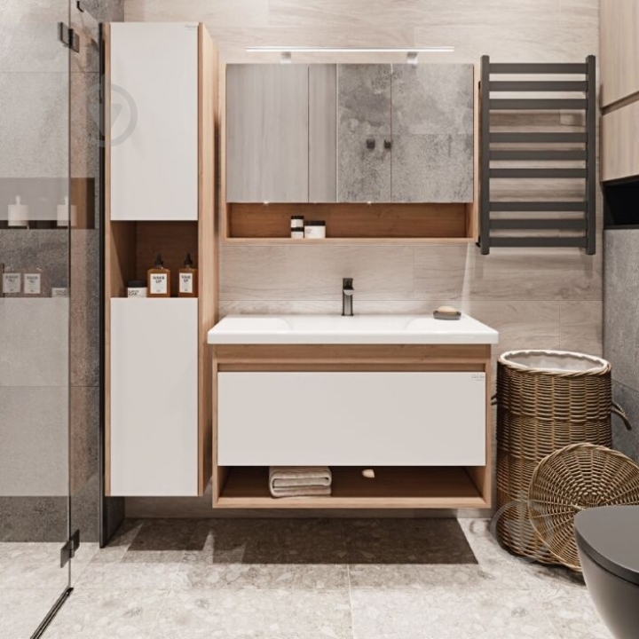 Пенал підвісний ЮВЕНТА Silvia - 170 Дуб Вотан - фото 2