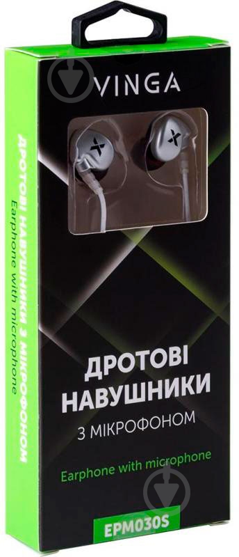 Наушники Vinga EPM030 silver EPM030S - фото 4 Наушники Vinga EPM030 silver EPM030S - фото 4
