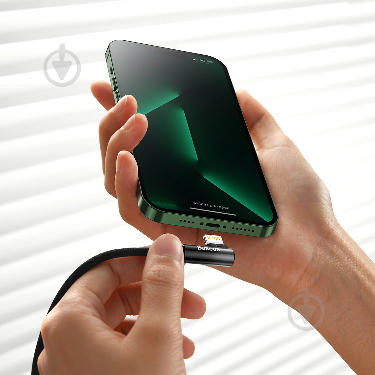 Кабель BASEUS MVP 2 Elbow-shaped Fast Charging Data Cable Type-C to iP 20W 1 м black (CAVP000201) - фото 4 Кабель BASEUS MVP 2 Elbow-shaped Fast Charging Data Cable Type-C to iP 20W 1 м black (CAVP000201) - фото 4