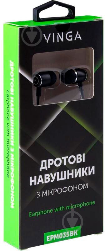 Наушники Vinga EPM035 black EPM035BK - фото 4