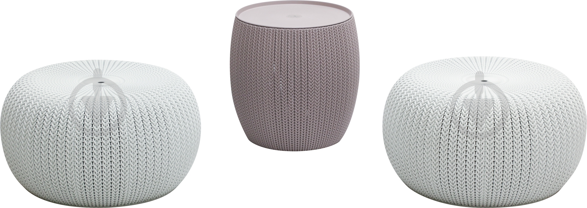 Комплект меблів Keter Keter Urban світло-сірий/бузковий - фото 1