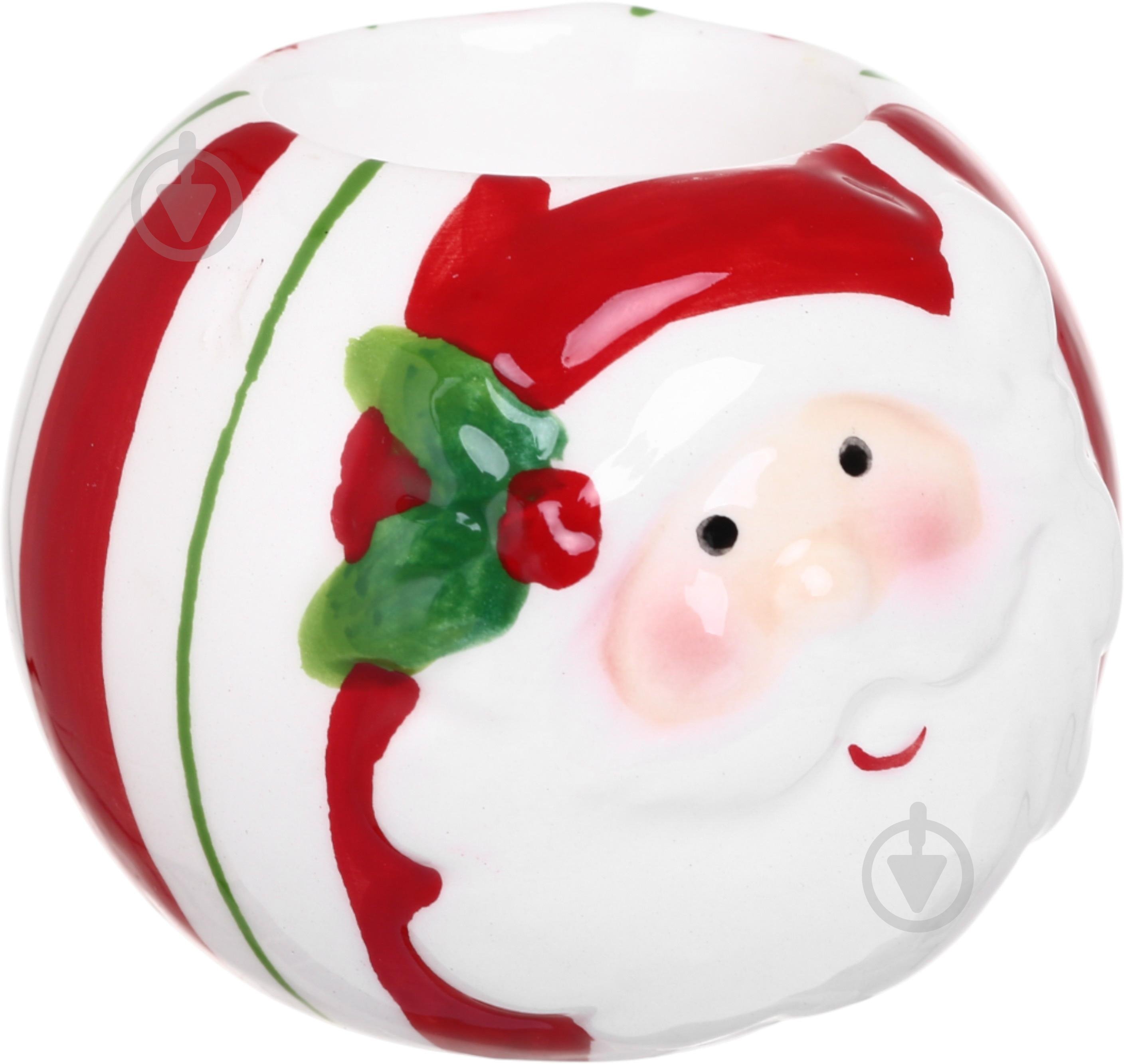 Подсвечник Санта 85х68 мм разноцветный APF670820 - фото 1