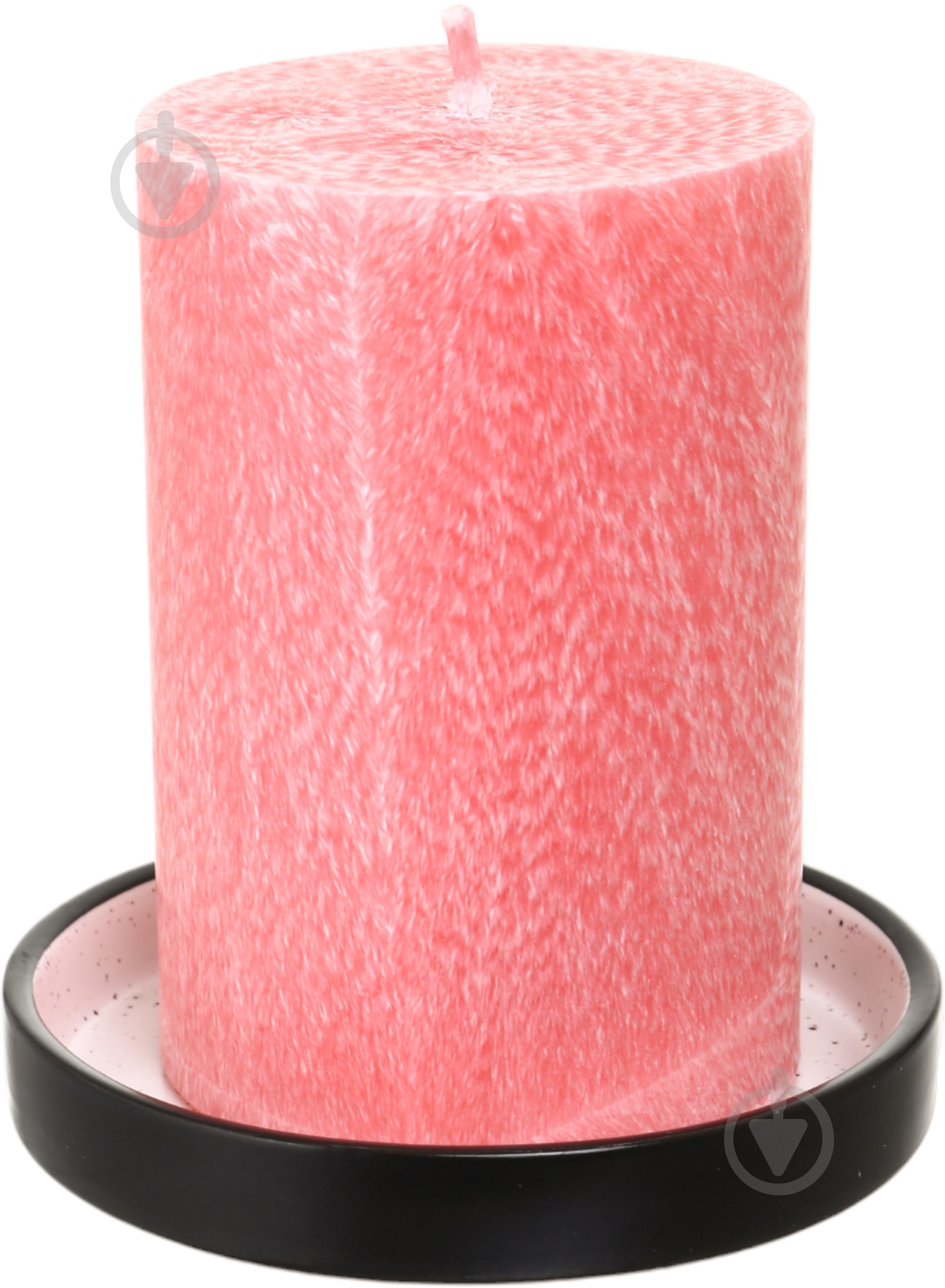 Подсвечник-тарелка D10 см коричневый с белым MC5600000 - фото 6