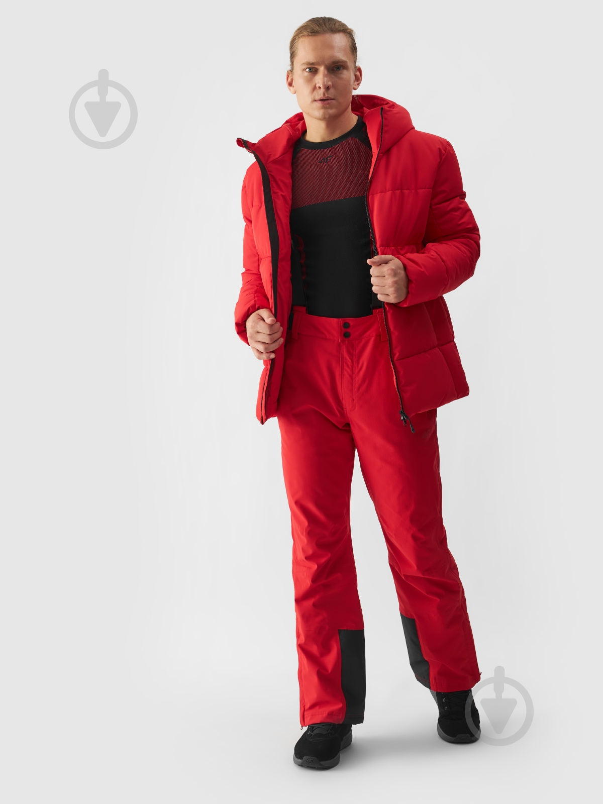 Куртка мужская зимняя 4F TECHNICAL JACKET M580 4FWAW24TTJAM580-62S р.L красная - фото 3