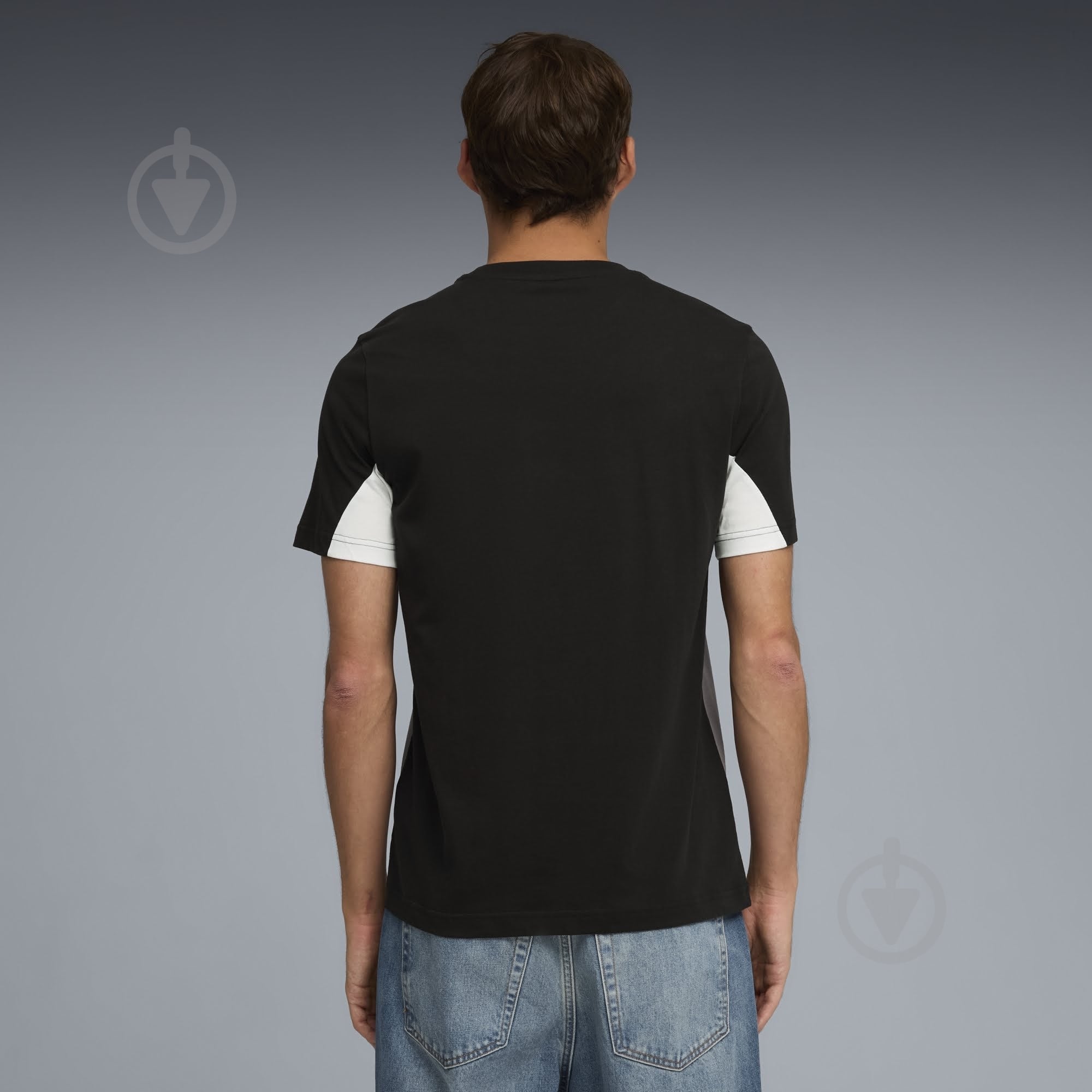 Футболка Puma ESS BLOCK Tee 69169801 р.M черный - фото 4 Футболка Puma ESS BLOCK Tee 69169801 р.M черный - фото 4