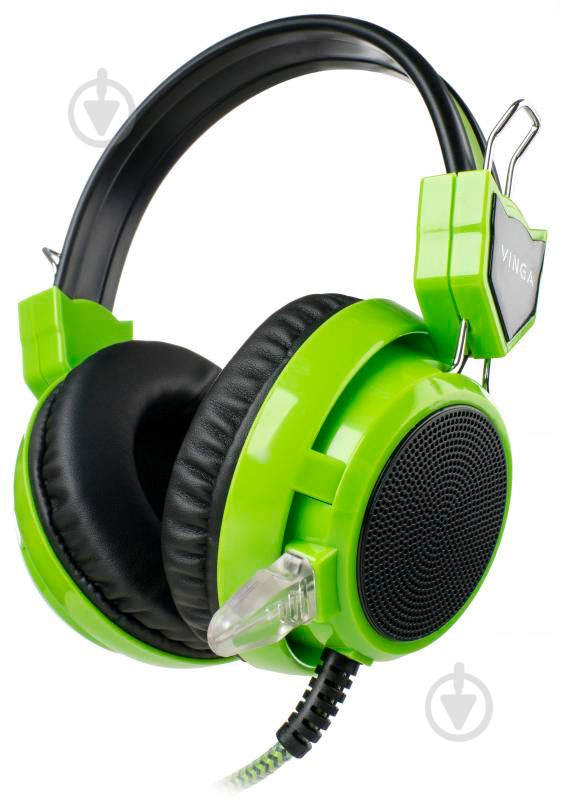 Наушники Vinga HSC058 green HSC058GR - фото 1