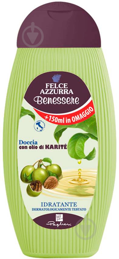 Гель для душа Felce Azzurra Benessere Karite 400 мл - фото 1