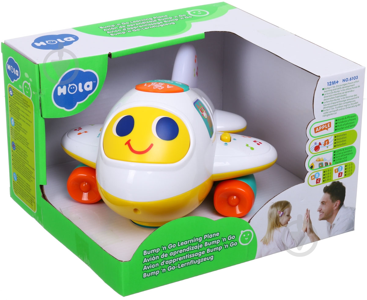 Игрушка музыкальная Hola самолет ODT021033 - фото 7
