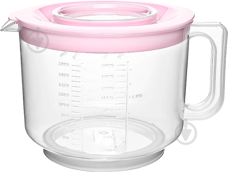 Чаша для міксера Titiz Plastik із подвійною кришкою 2 л AP-9310-PK - фото 1