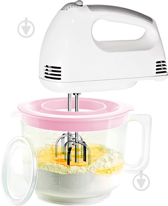 Чаша для міксера Titiz Plastik із подвійною кришкою 2 л AP-9310-PK - фото 2