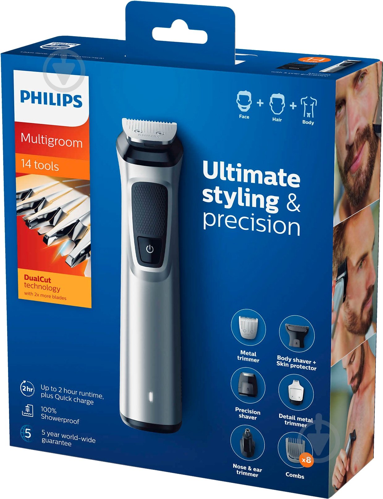 Триммер Philips Multigroom Series 7000 MG7720/15 - фото 14