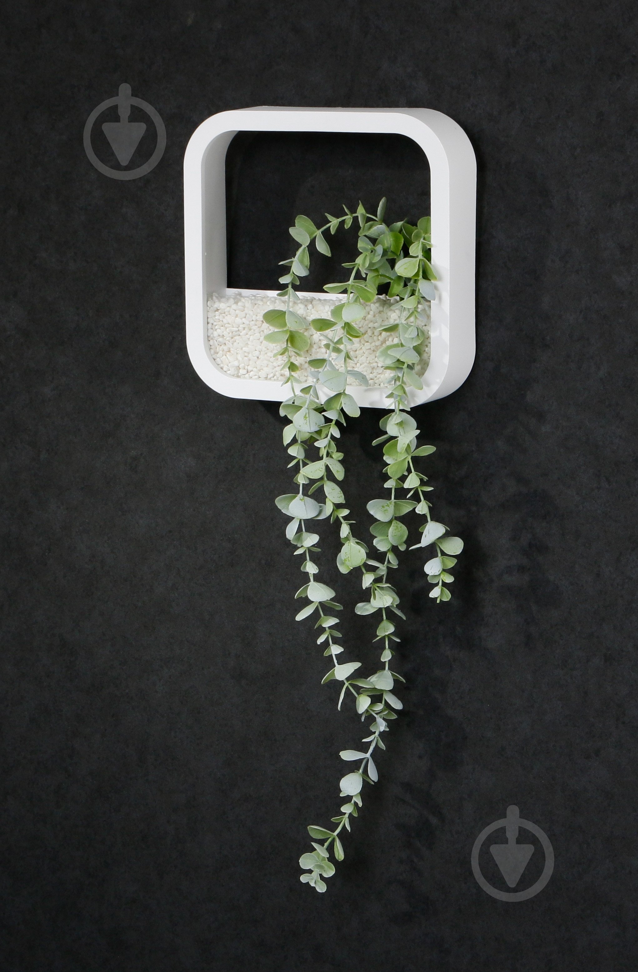 Декор настінний Nature квадратний 22,3x22,3 см білий - фото 5