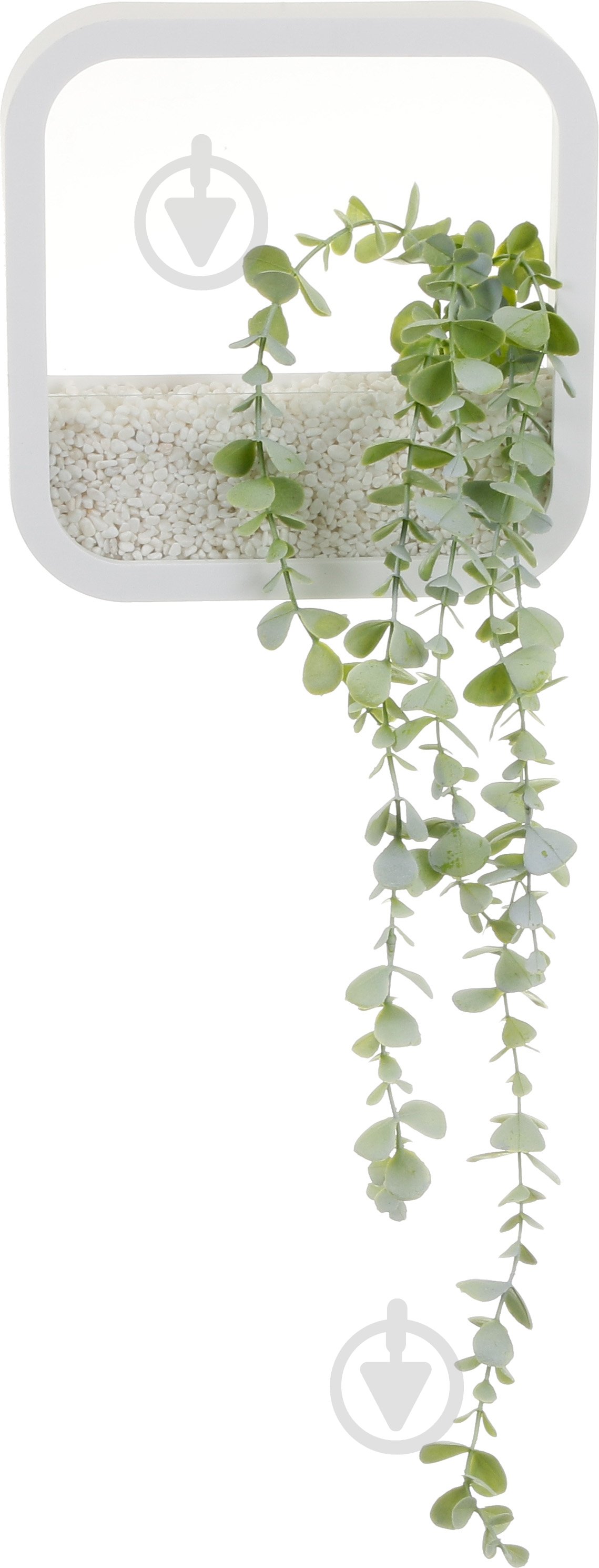 Декор настінний Nature квадратний 22,3x22,3 см білий - фото 2