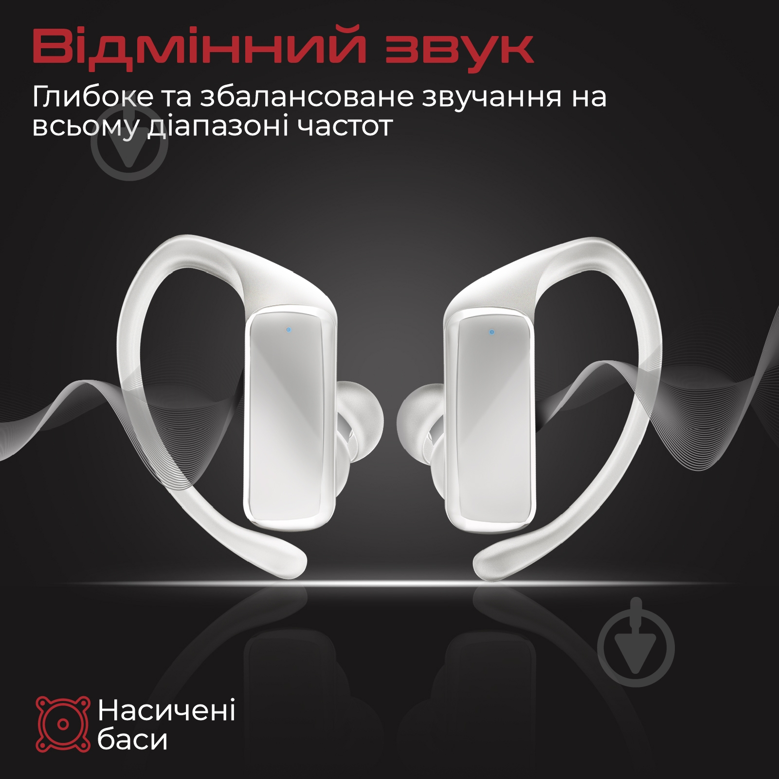Наушники Promate white (epic.white) - фото 3