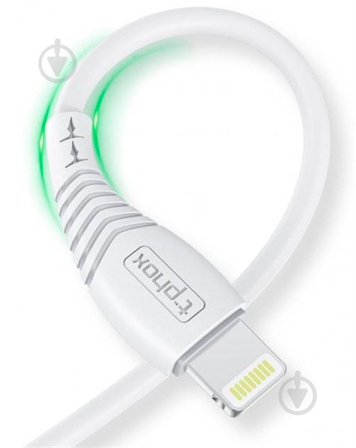Сетевое зарядное устройство T-PHOX Mini 12W 2.4A + Lightning cable 1.2m - фото 4