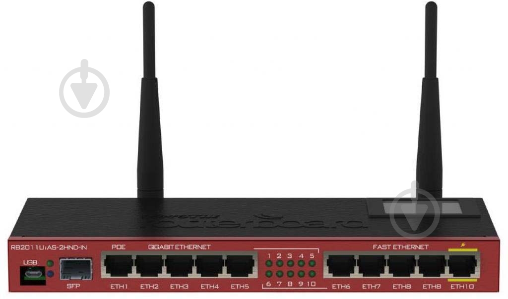 Wi-Fi-роутер Mikrotik RB2011UIAS-2HND-IN - фото 2