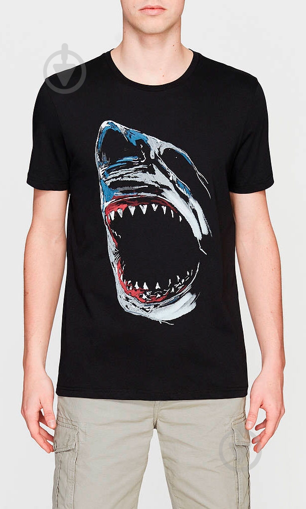 Футболка Mavi SHARK PRINTED TEE 065526-900 р.S черный - фото 1 Футболка Mavi SHARK PRINTED TEE 065526-900 р.S черный - фото 1