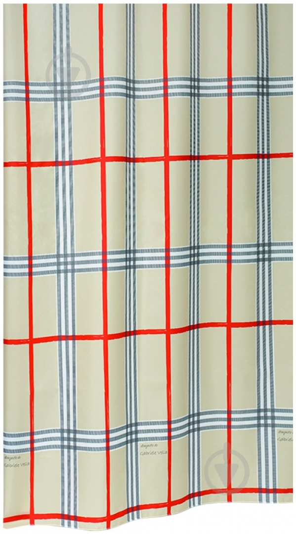 Штора для душа BACCHETTA FABRIC BEIGE 240х200 - фото 1 Штора для душа BACCHETTA FABRIC BEIGE 240х200 - фото 1