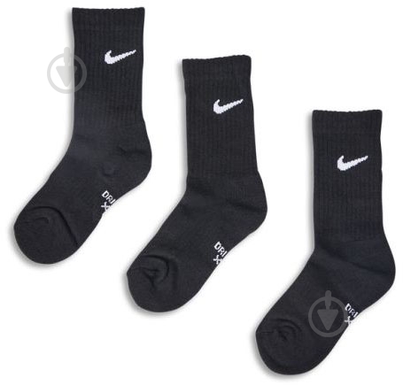 Носки Nike NHB DF PERFORMANCE BASIC CREW UN0013-023 р.27-35 черный 2 пари шт. - фото 1