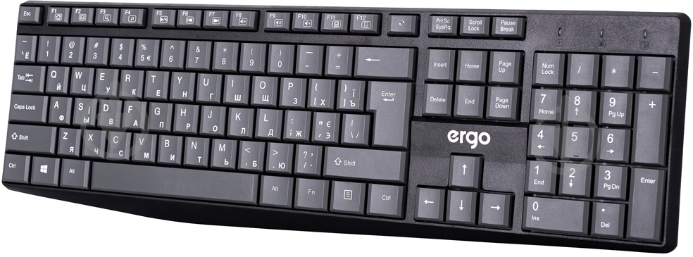 Клавиатура Ergo (K-210USB) black/grey - фото 3