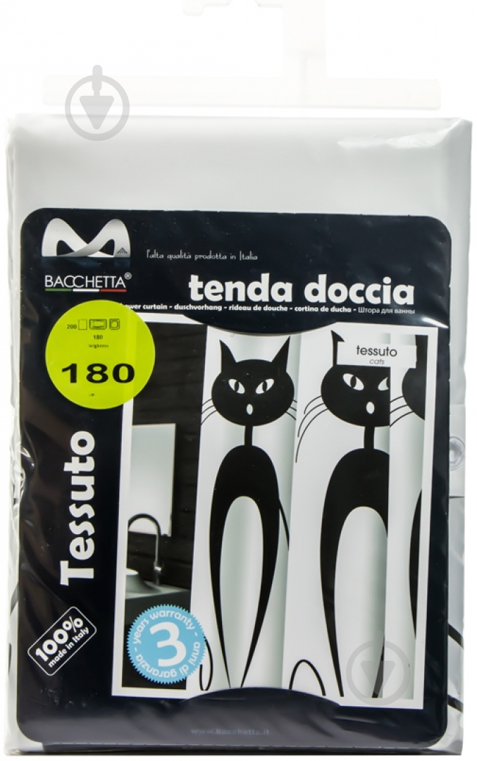 Штора для душа BACCHETTA CATS - фото 3
