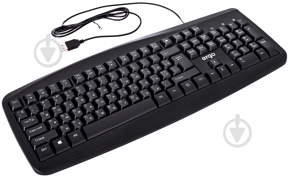 Клавиатура Ergo (K-240USB) black - фото 6 Клавиатура Ergo (K-240USB) black - фото 6