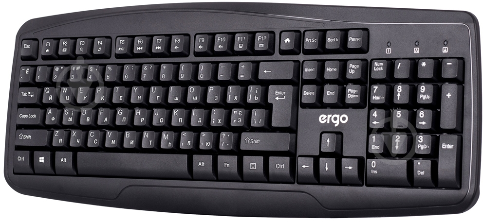 Клавиатура Ergo (K-240USB) black - фото 2 Клавиатура Ergo (K-240USB) black - фото 2