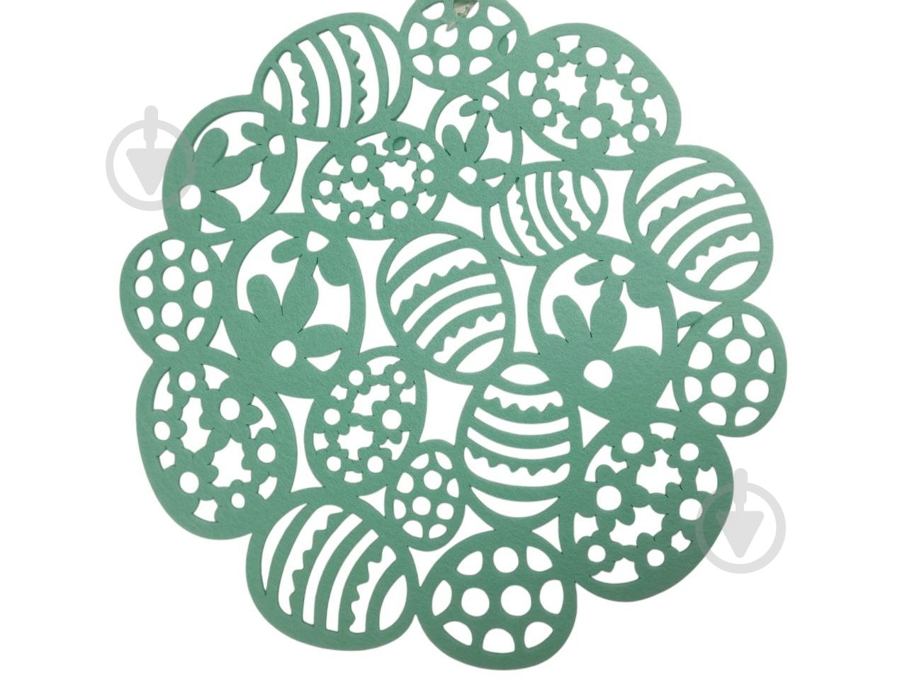 Коврик для сервировки Аплі Краплі Easter 30 см голубой - фото 1 Коврик для сервировки Аплі Краплі Easter 30 см голубой - фото 1