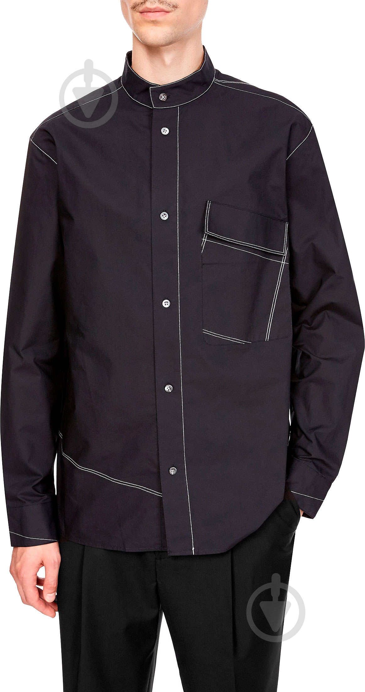 Рубашка Phillip Lim 2947TC-9A2 р. XL черный - фото 2 Рубашка Phillip Lim 2947TC-9A2 р. XL черный - фото 2