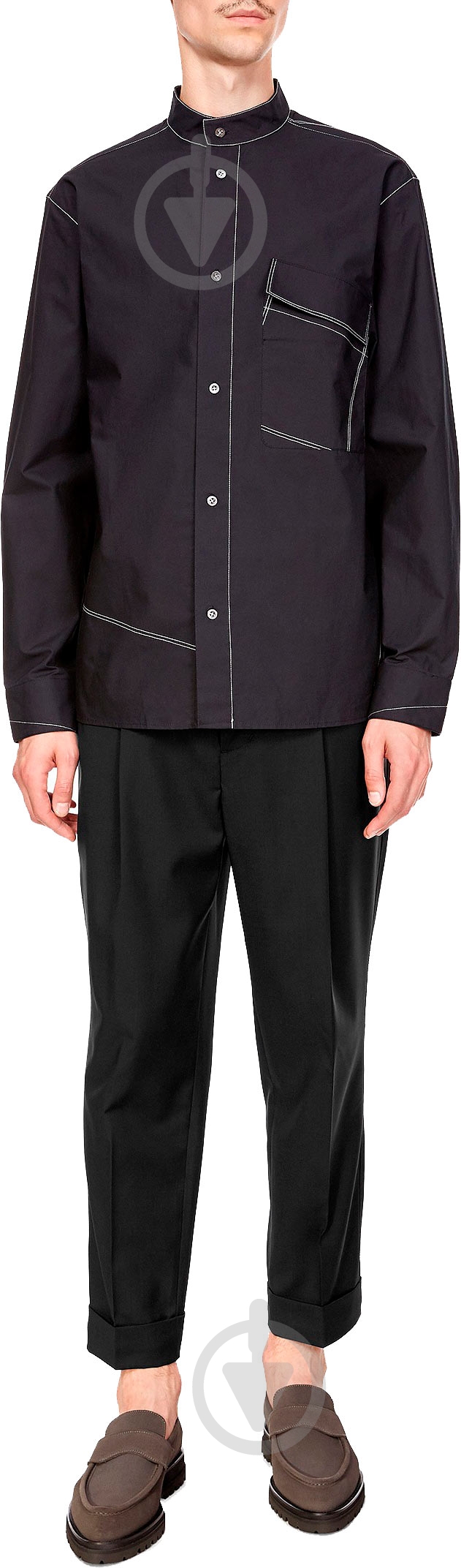 Рубашка Phillip Lim 2947TC-9A2 р. XL черный - фото 3 Рубашка Phillip Lim 2947TC-9A2 р. XL черный - фото 3