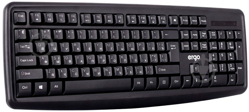 Клавіатура Ergo (K-260USB) black - фото 2