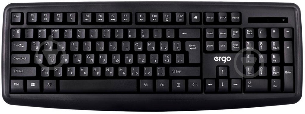 Клавіатура Ergo (K-260USB) black - фото 1