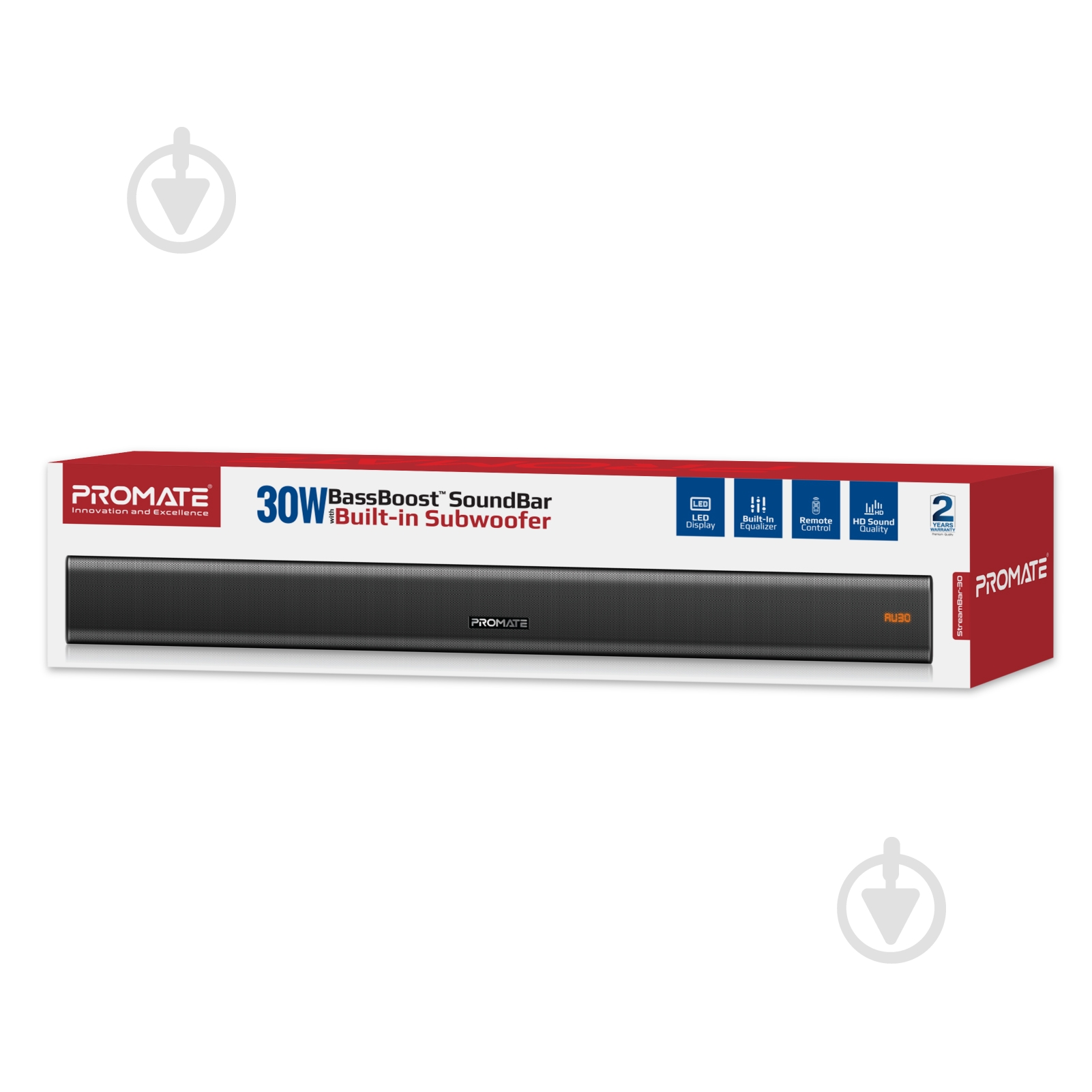 Саундбар Promate streambar-60.black StreamBar-60 W 2.1 - фото 8 Саундбар Promate streambar-60.black StreamBar-60 W 2.1 - фото 8