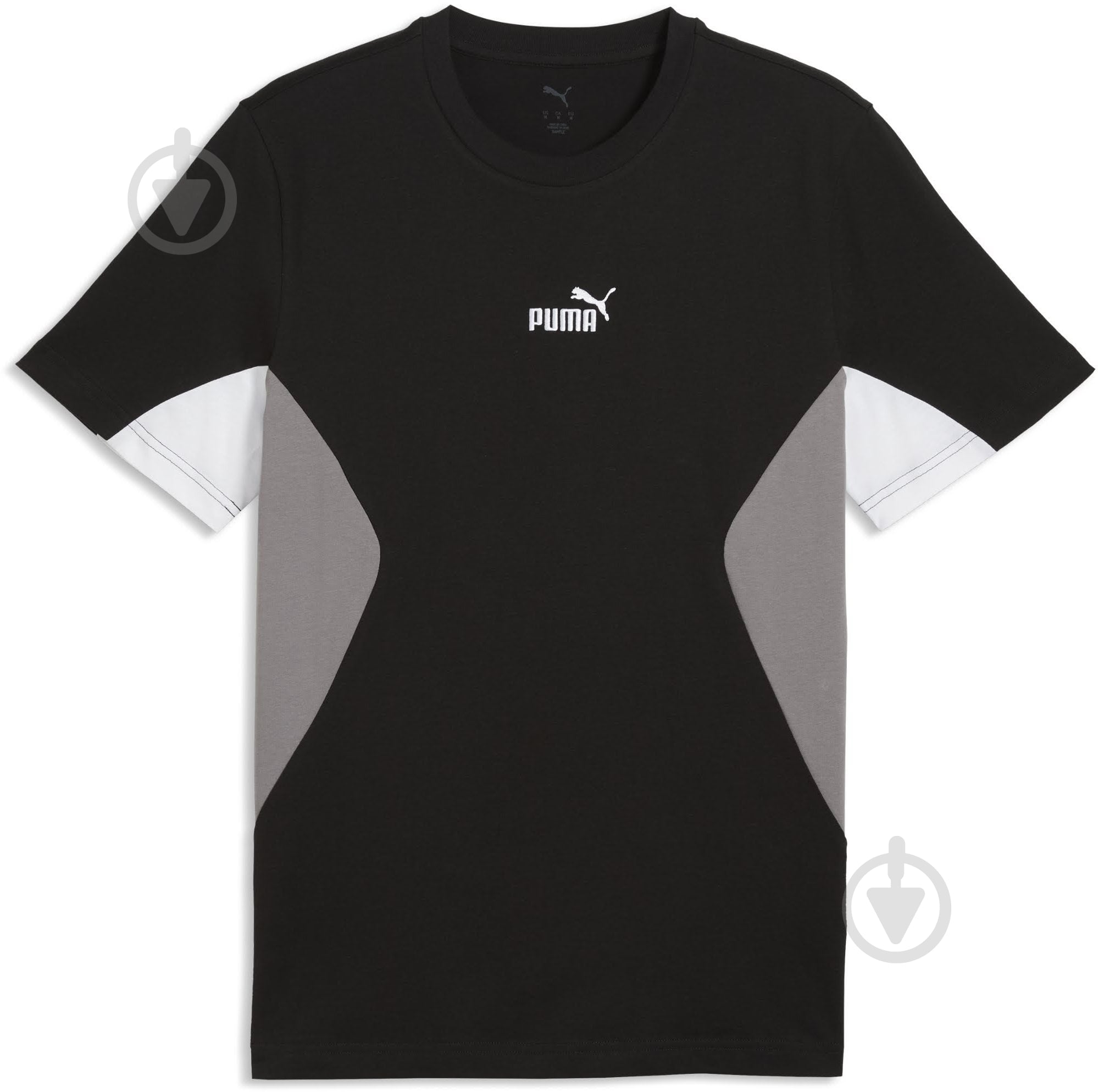 Футболка Puma ESS BLOCK Tee 69169801 р.S черный - фото 1