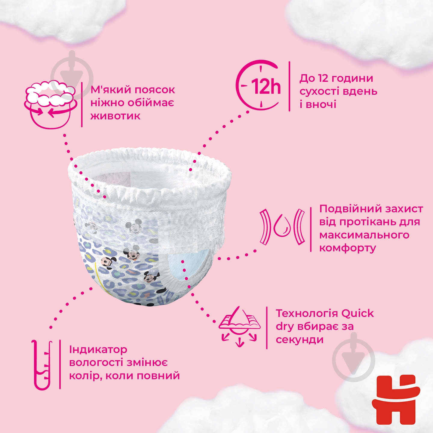 Підгузки-трусики Huggies Girl 6 15-25 кг 30 шт. - фото 13