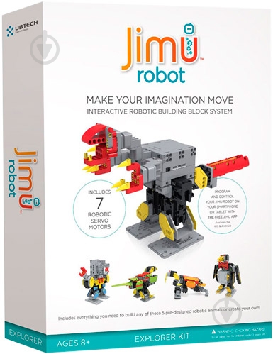 Робот программируемый UbTech Jimu Explorer 7 servos (JR0701) - фото 12