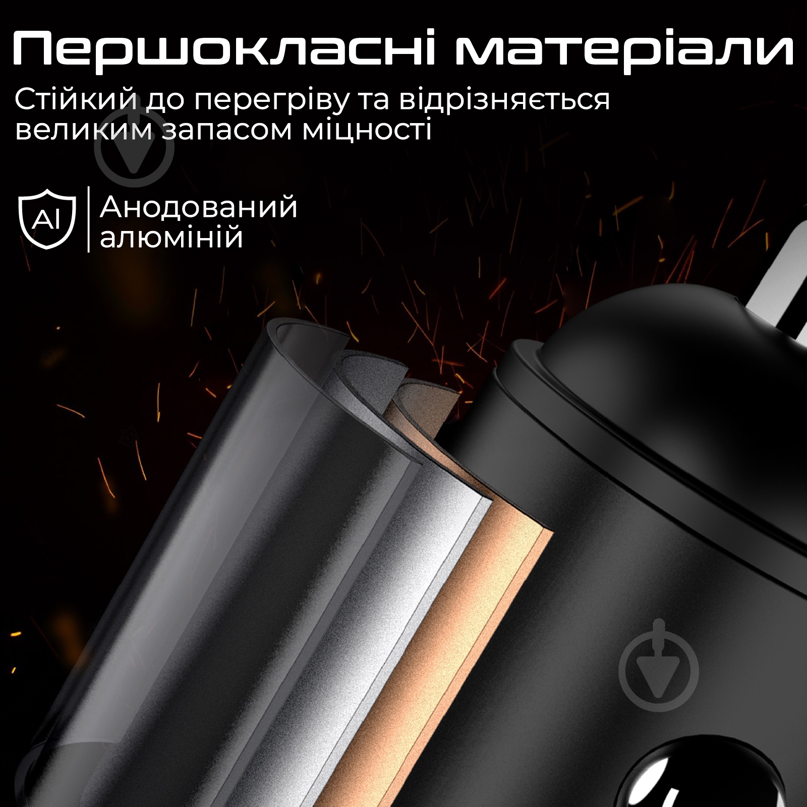 Автомобильное зарядное устройство Promate Bullet-PD40 W 2xUSB-C - фото 7