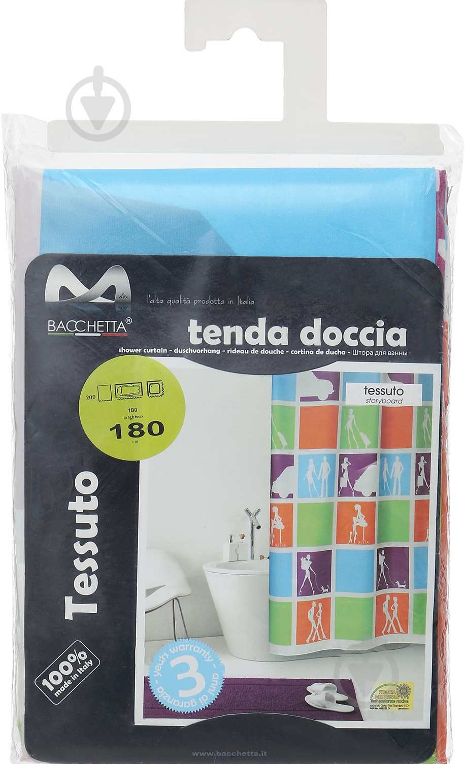Штора для душа Bacchetta Storyboard multi 98 - фото 3