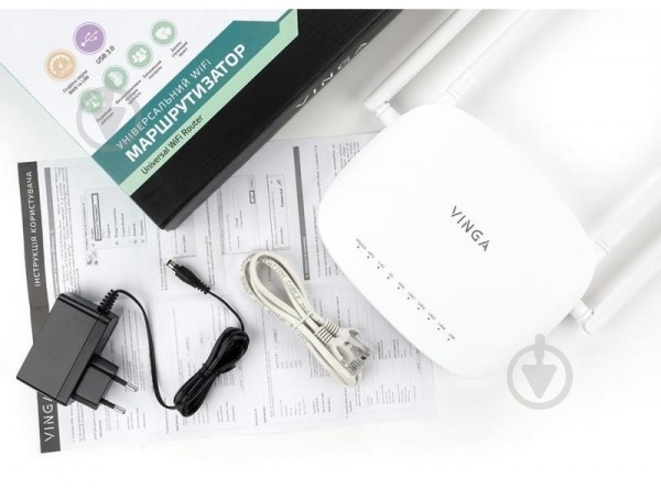 Wi-Fi-роутер Vinga WR-AC1210GU - фото 4 Wi-Fi-роутер Vinga WR-AC1210GU - фото 4